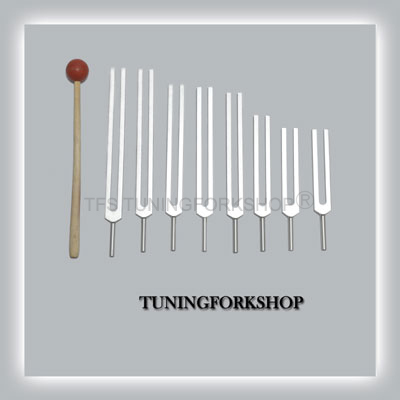 TFS Tuningforkshop Gold Finish Angel Tuning Forks 