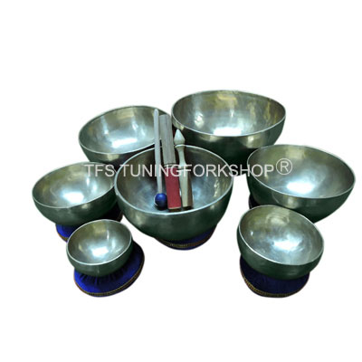 7 Tone Chakra Singing Bowl Set